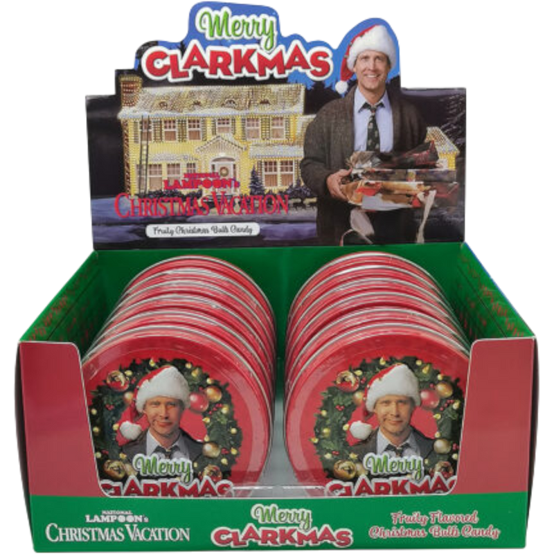 National Lampoon's Christmas Vacation Merry Clarkmas Candy Tin 12 Count
