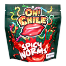 Oh! Chile Spicy Worms 4 oz- 12 Count