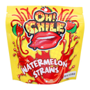 Oh! Chile Watermelon Straws 3 oz- 12 Count