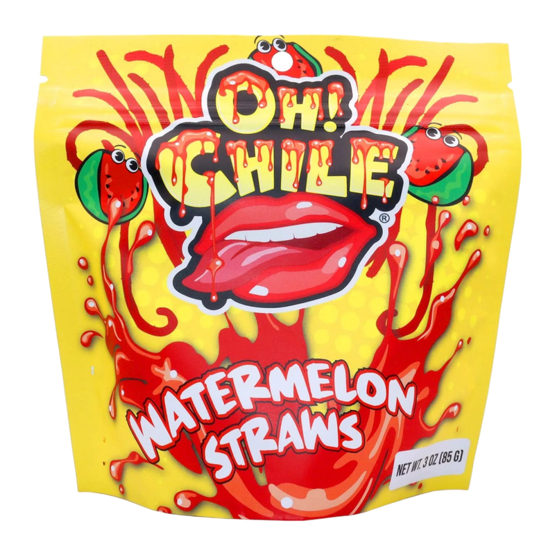 Oh! Chile Watermelon Straws 3 oz