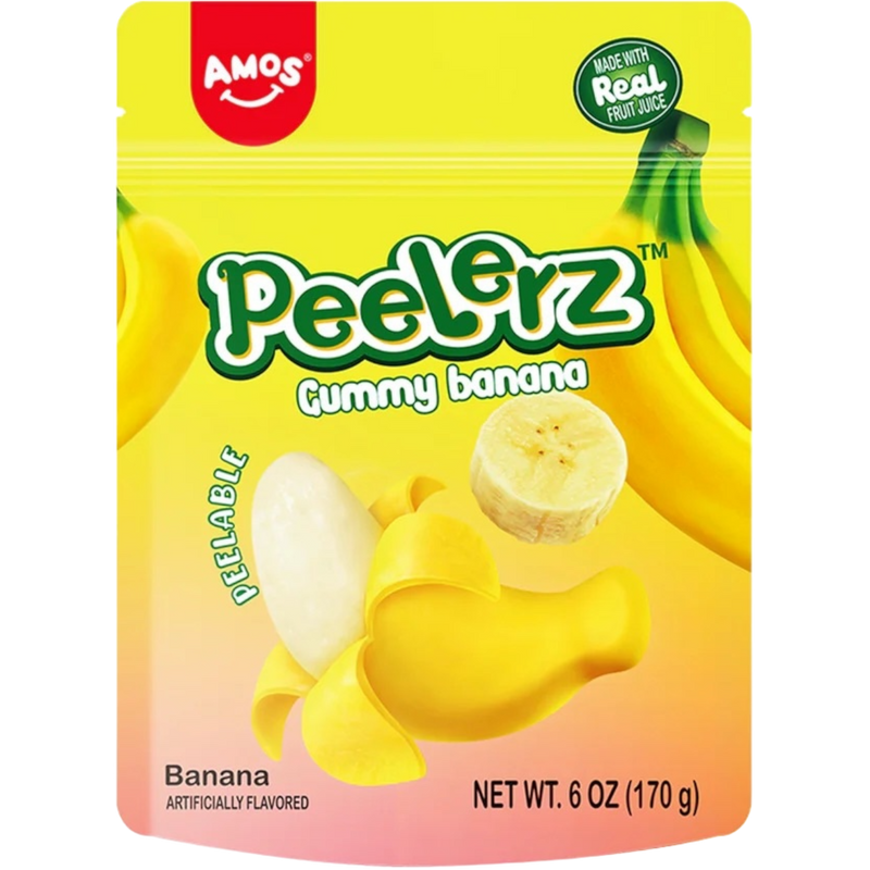 Amos Peelerz Banana 6 oz 12 Count