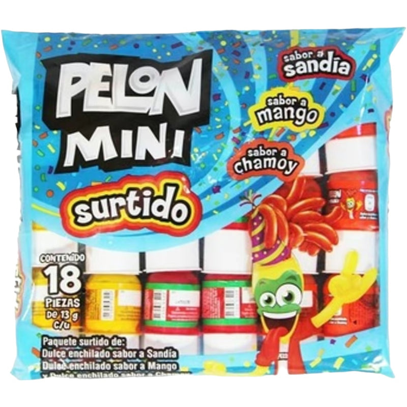 Lorena Pelon Mini Assorted Flavors 18 Count