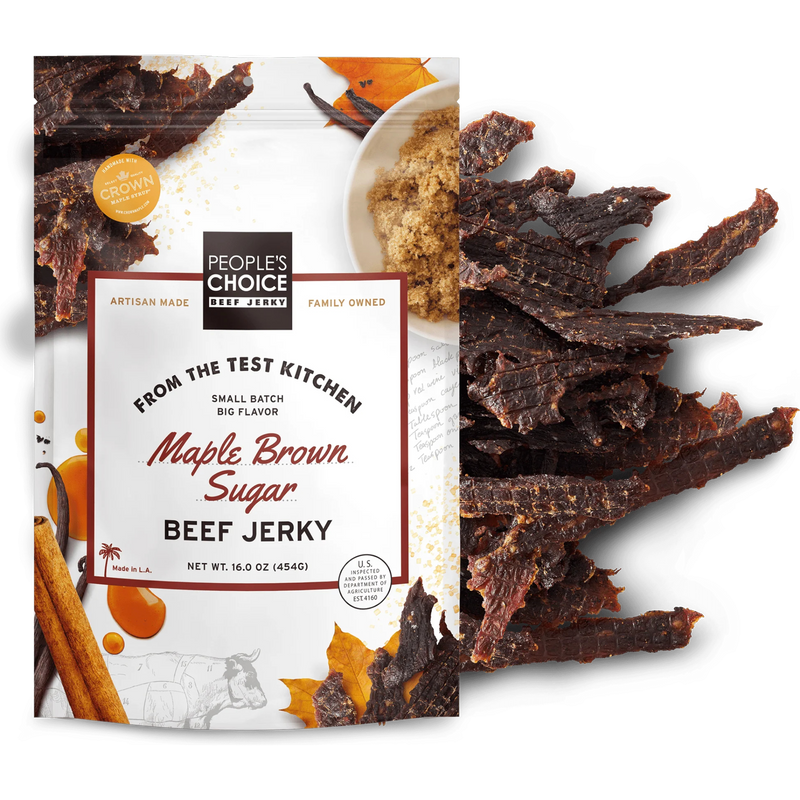 People's Choice Maple Brown Sugar Beef Jerky 2 oz