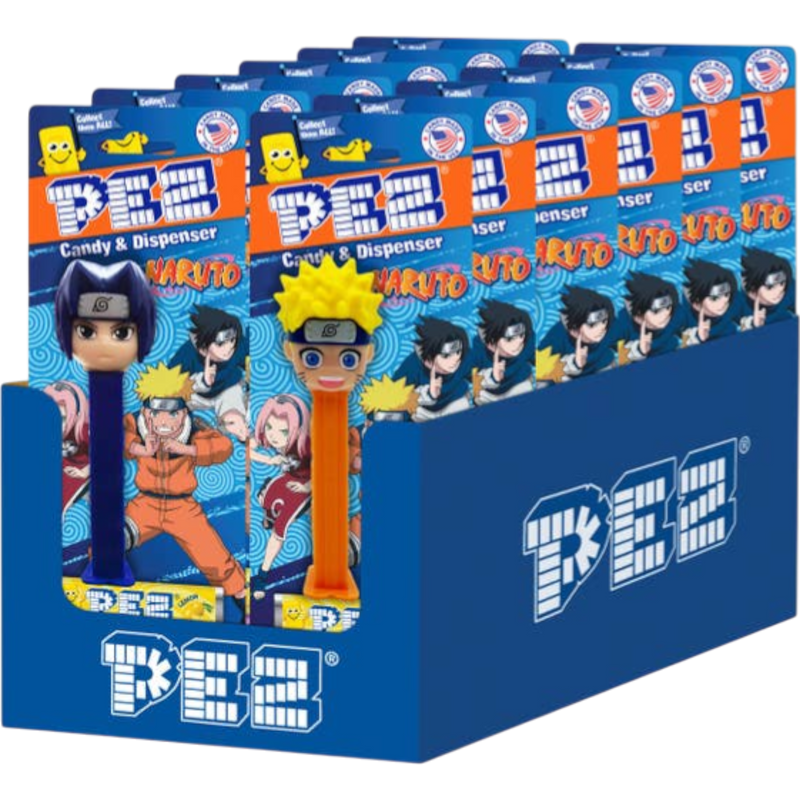 PEZ Naruto Blister Pack 12 Count