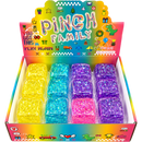 Pinch Family Glitter Cube Squishy 12 Count