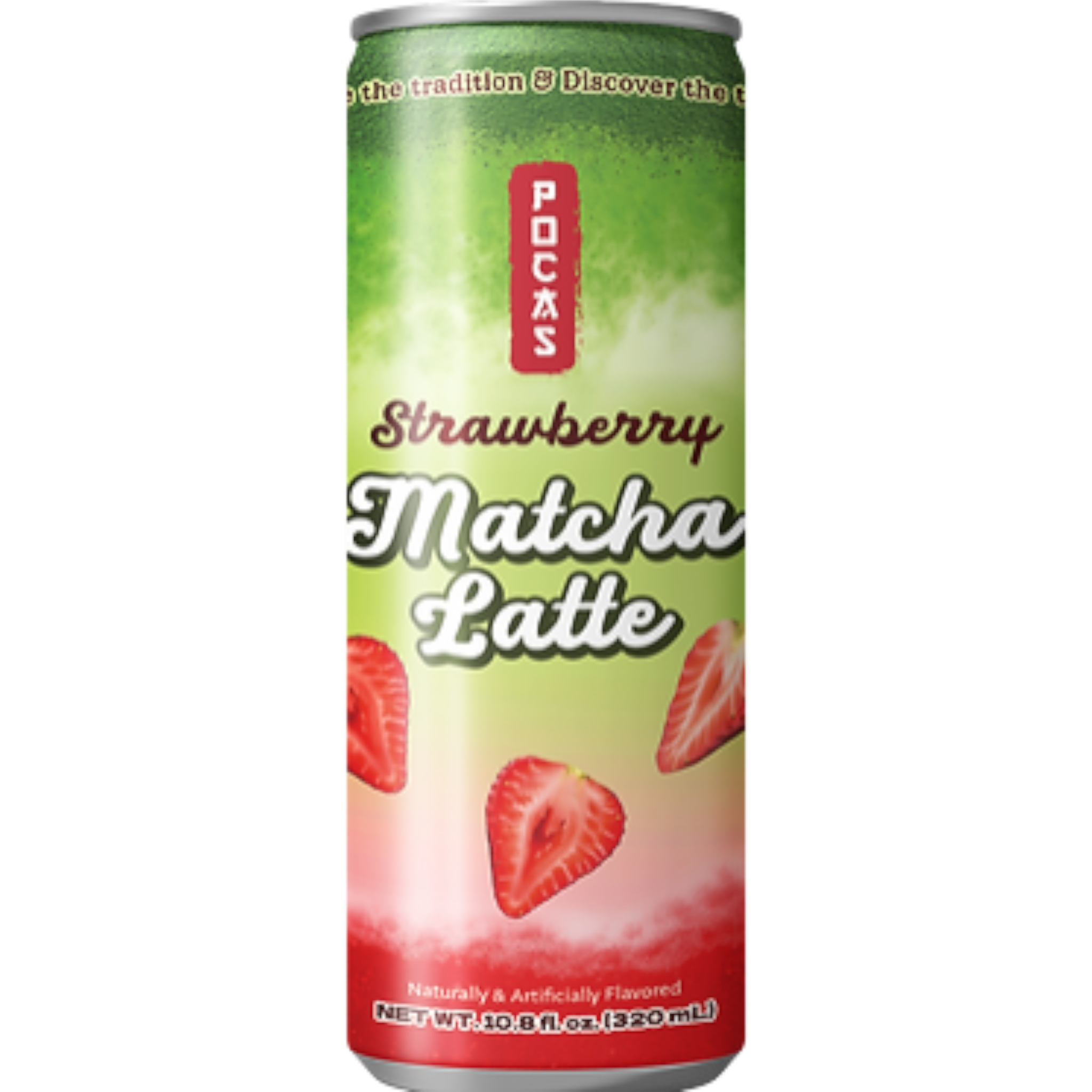 Pocas Strawberry Matcha Latte 12 Count | Cow Crack Wholesale