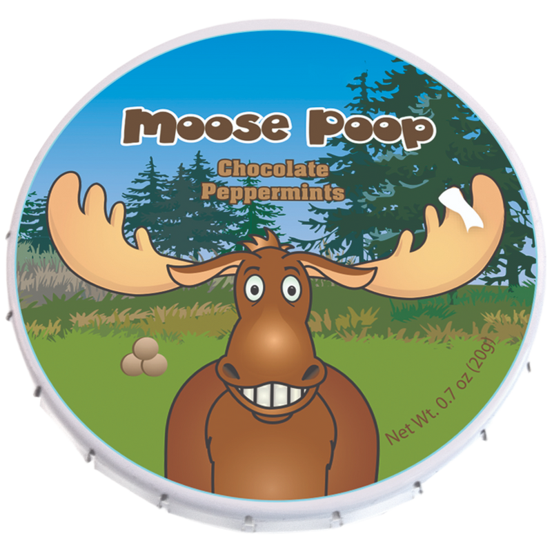 Moose Poop Chocolate Peppermints 24 Count