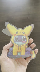 Stich Anime 3D Sticker