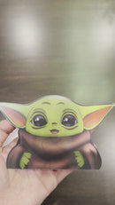 Baby Yoda Anime 3D Sticker