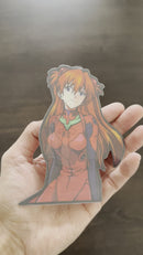 Asuka Langley Soryu Anime 3D Sticker