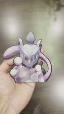 Mewtwo Anime 3D Sticker