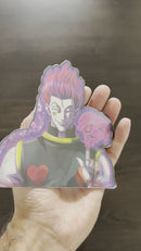 Hisoka Anime 3D Sticker
