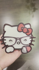 Hello Kitty Anime 3D Sticker