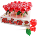 Red Rose Pops Lollipop 24 Count