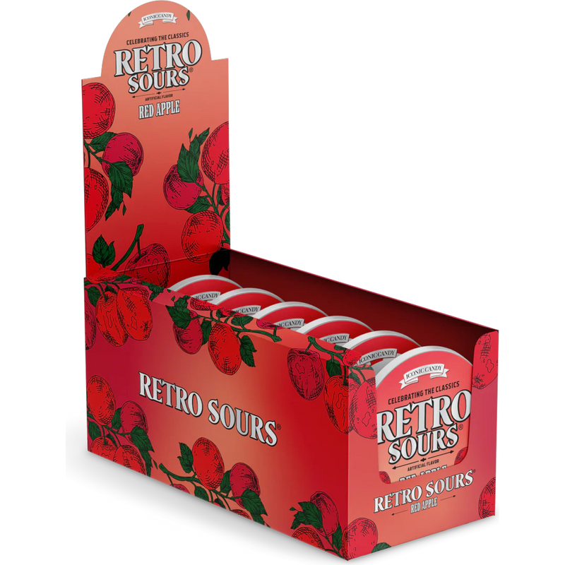 Retro Sours Red Apple 8 Count