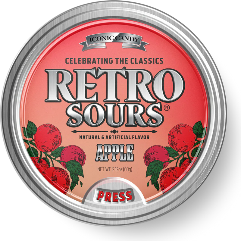 Retro Sours Red Apple 8 Count