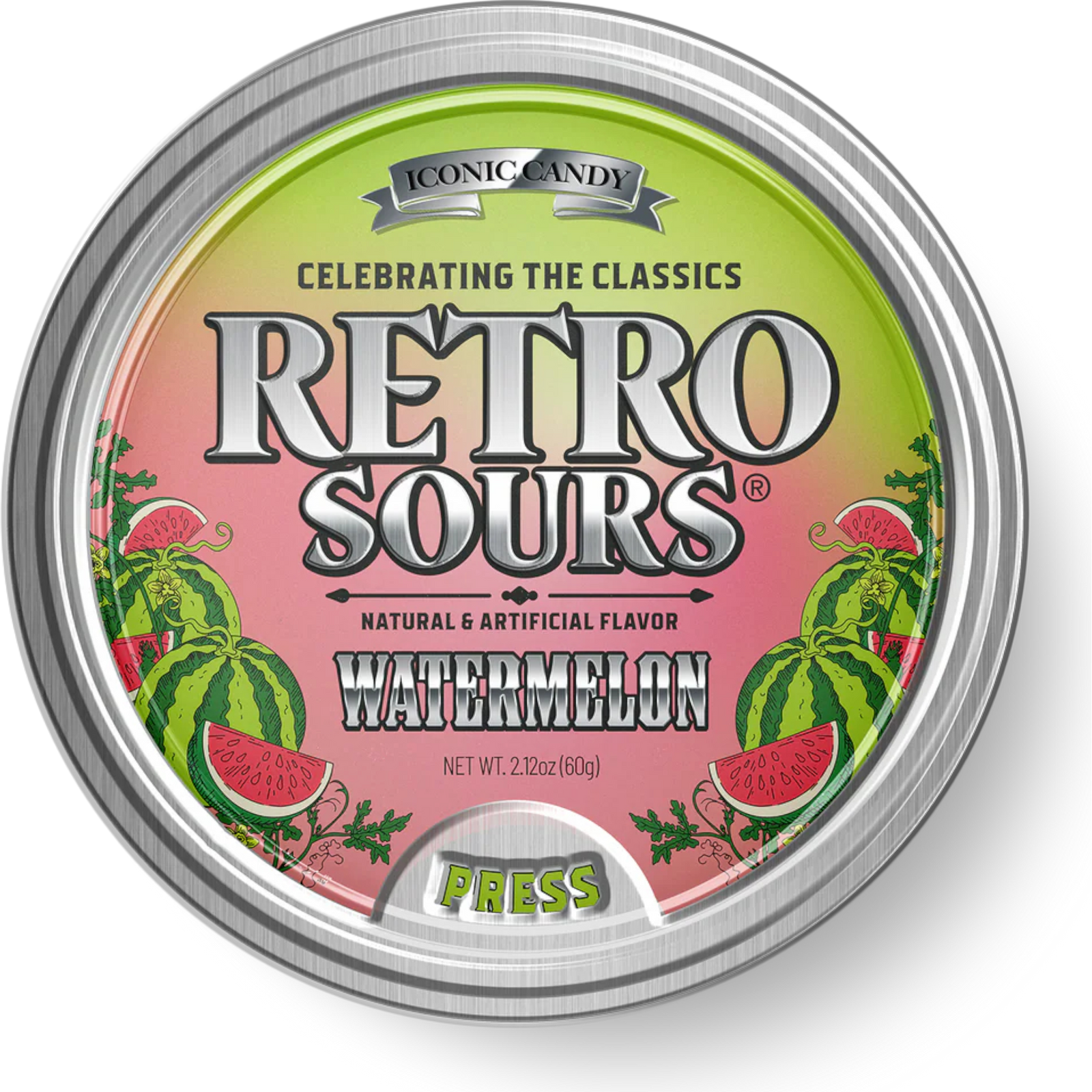 Retro Sours Watermelon 8 Count | Cow Crack Wholesale
