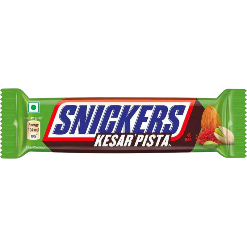 Snickers Kesar Pista (Pistachio) 15 Count