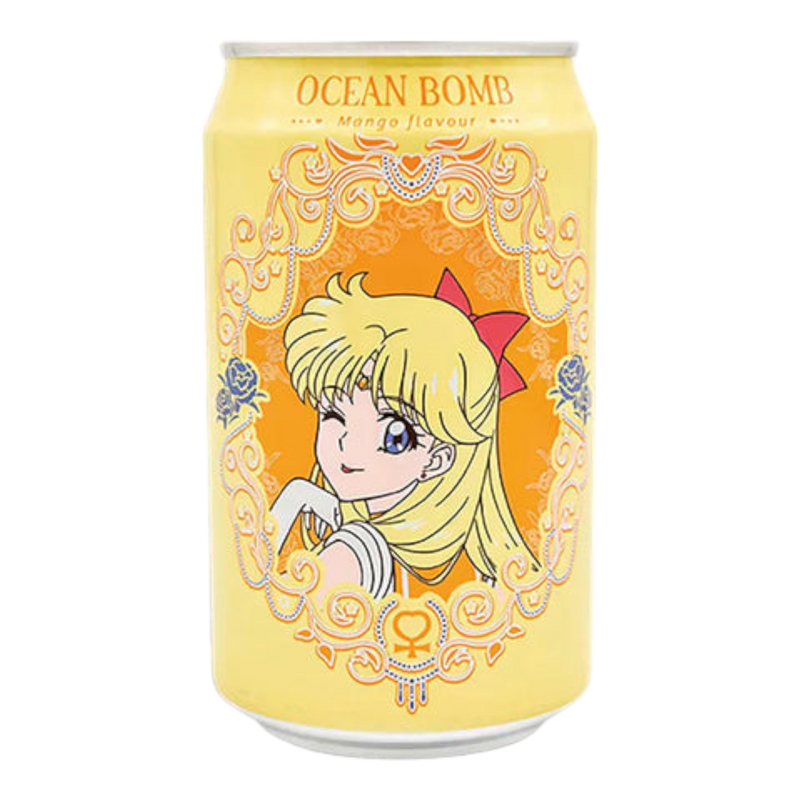 Sailor Moon Ocean Bomb Mango Sparkling Water 24 Count