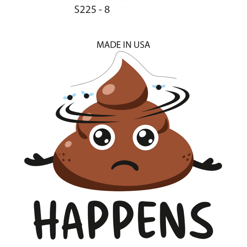 Shit Happens Sticker 8 Count