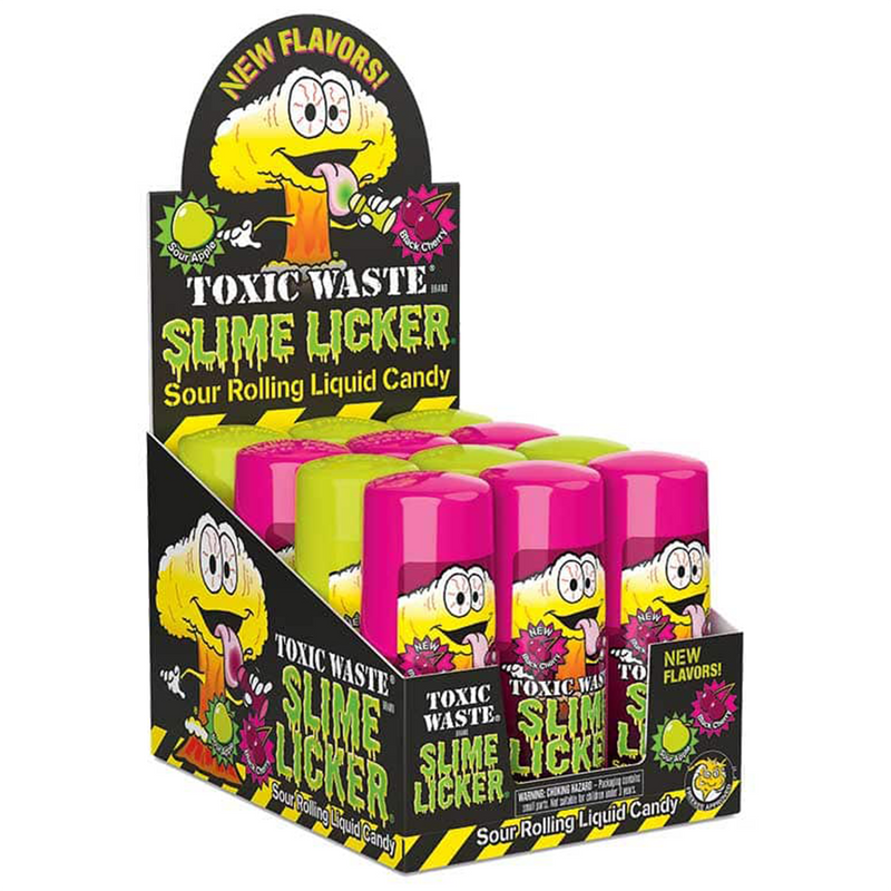 Toxic Waste Slime Licker 2.0 Sour Apple/Black Cherry 12 Count