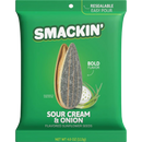 Smackin' Seeds Sour Cream & Onion 4 oz- 12 Count