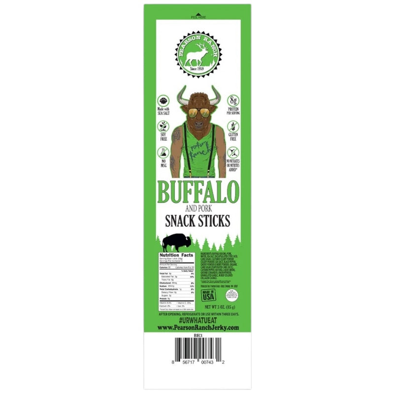 Pearson Ranch Buffalo Snack Sticks 3 oz