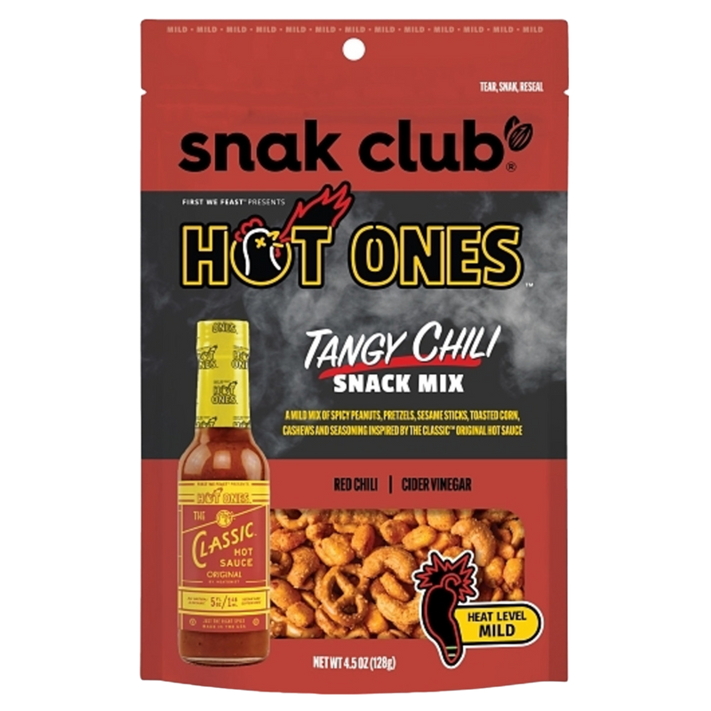 Snak Club X Hot Ones Tangy Chili Snack Mix 6 count