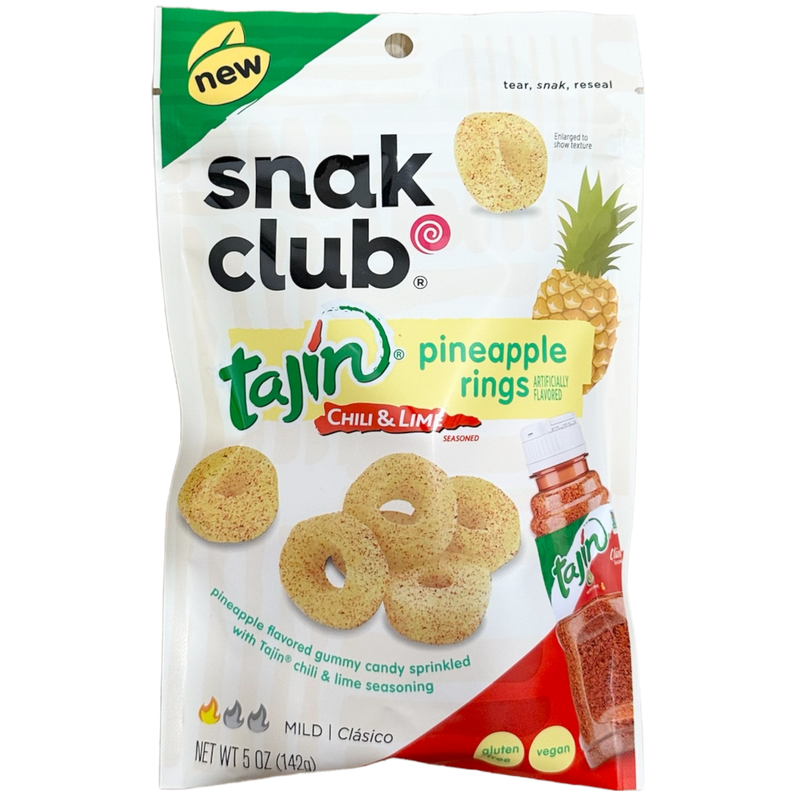 Snak Club Pineapple Rings with Tajin 5 oz- 6 count