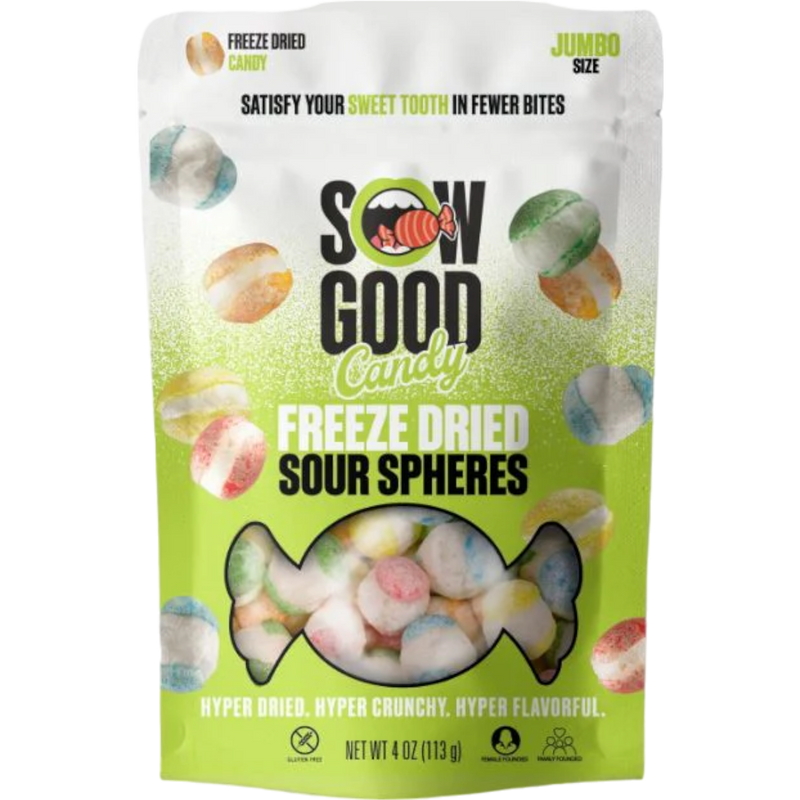 Sow Good Freeze Dried Sour Spheres 4 oz