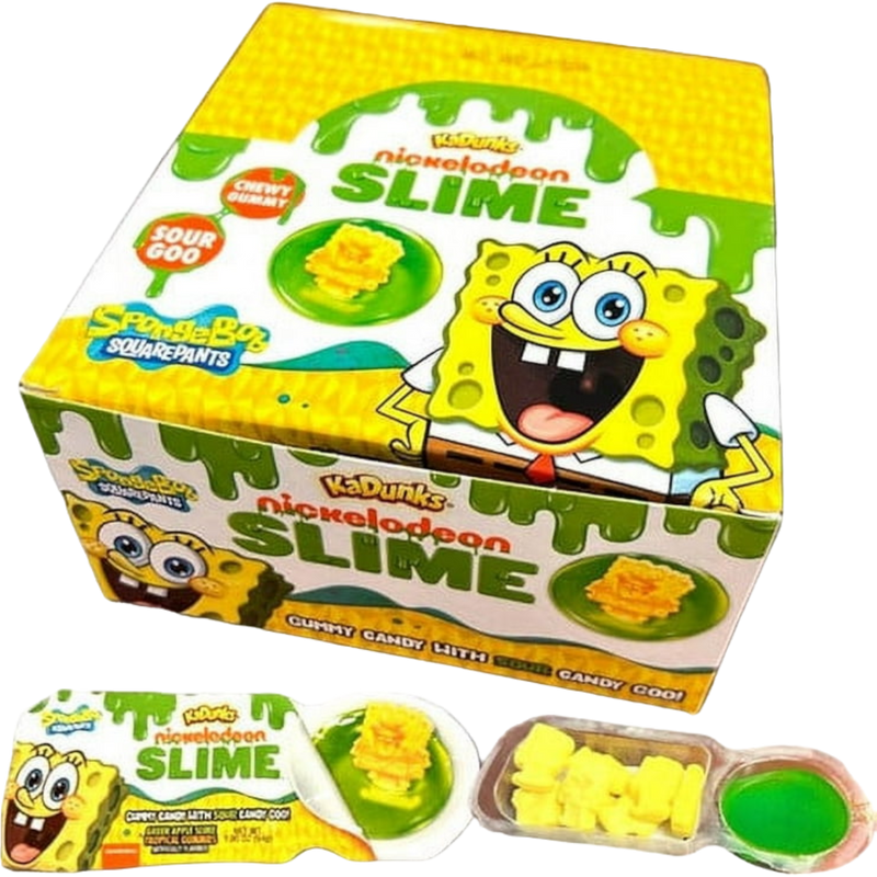 KaDunks SpongeBob Slime Candy 12 Count