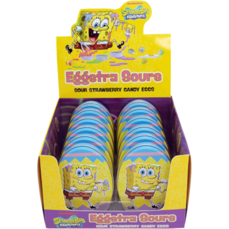 SpongeBob Eggstra Sours Candy 12 Count