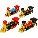 Kinsmart Classic Steam Loco Train 7" Diecast 12 Count