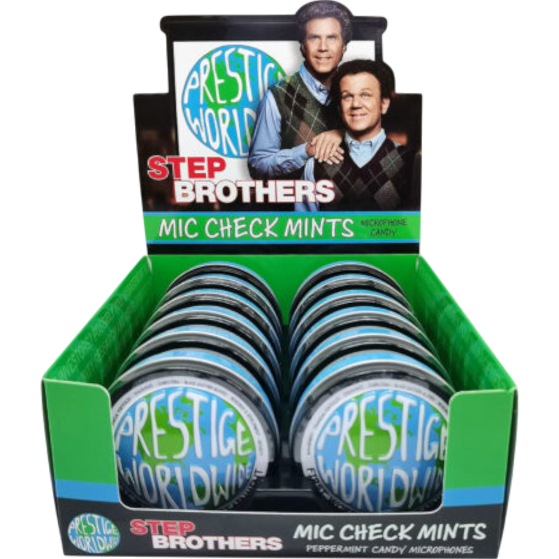 Stepbrothers Prestige Worldwide Mic Check Mints Candy 12 Count