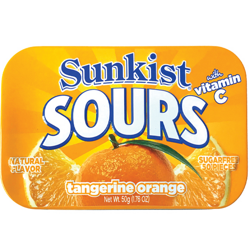 Sunkist Sours Tangerine Orange 6 Count