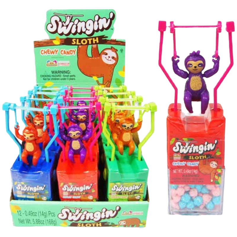 Swingin' Sloth Chewy Candy 12 Count