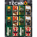 Techno Gas Can Car Torch on Cardboard Display Stand 12 Count