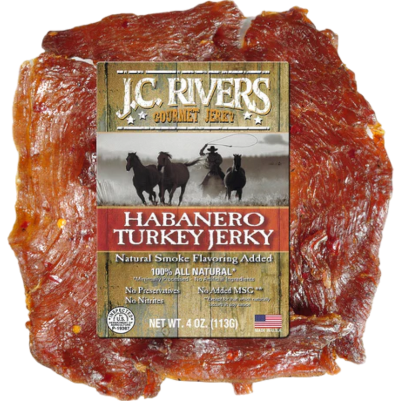 J.C. Rivers Habanero Turkey Jerky 3 oz