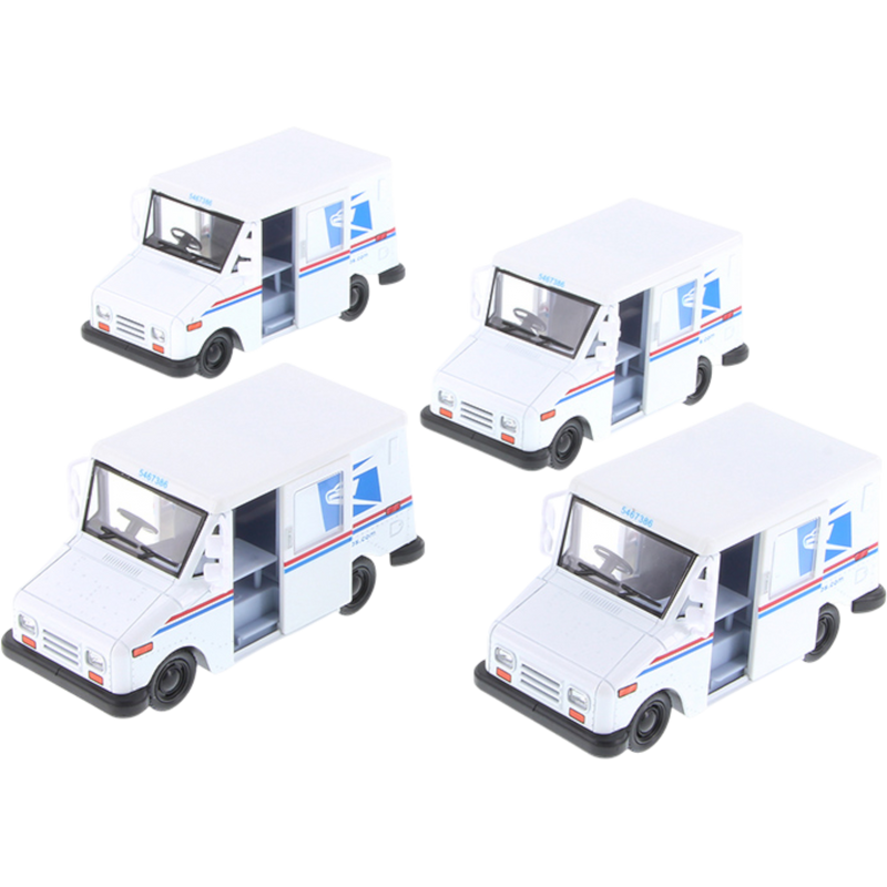 Kinsmart United States Postal Service (USPS)® Vehicle 1/34 Scale 12 Count