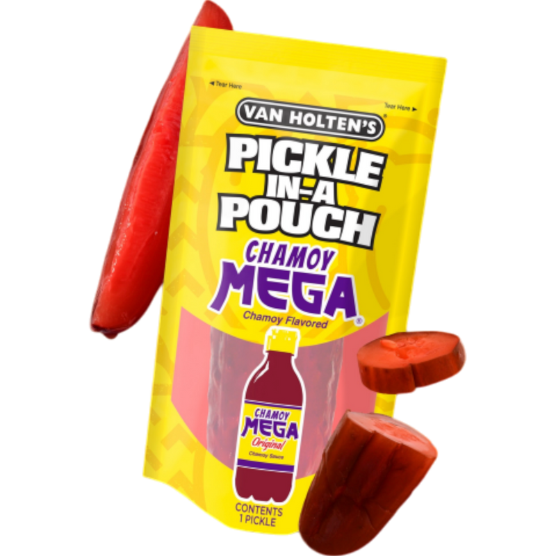 Van Holten's Chamoy Mega Pickle in a Pouch 12 Count