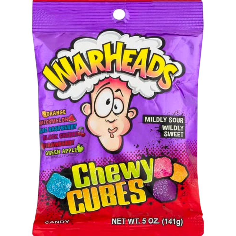 Warheads Chewy Cubes 12 Count