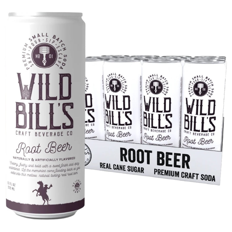 Wild Bill's Root Beer Soda 12 Count