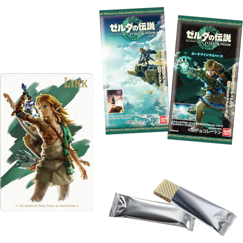 Bandai Namco Legend of Zelda Collectible Sticker & Wafer 20 Count