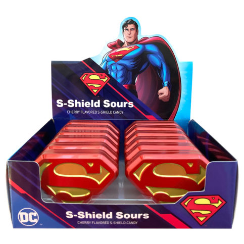 Superman S-Shield Sours 12 Count