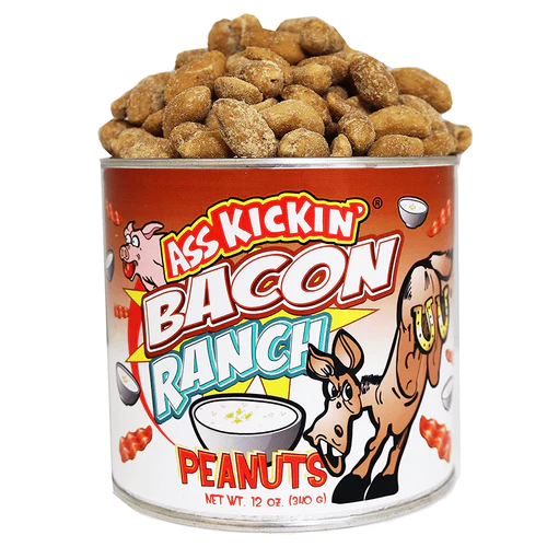 Ass Kickin' Bacon Ranch Peanuts 12 oz
