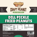 Craft Peanut Dill Pickle Fried Peanuts 7 oz- 18 Count