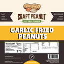 Craft Peanut Garlic Fried Peanuts 7 oz- 18 Count