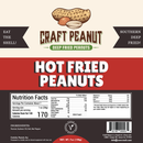 Craft Peanut Hot Fried Peanuts 7 oz- 18 Count