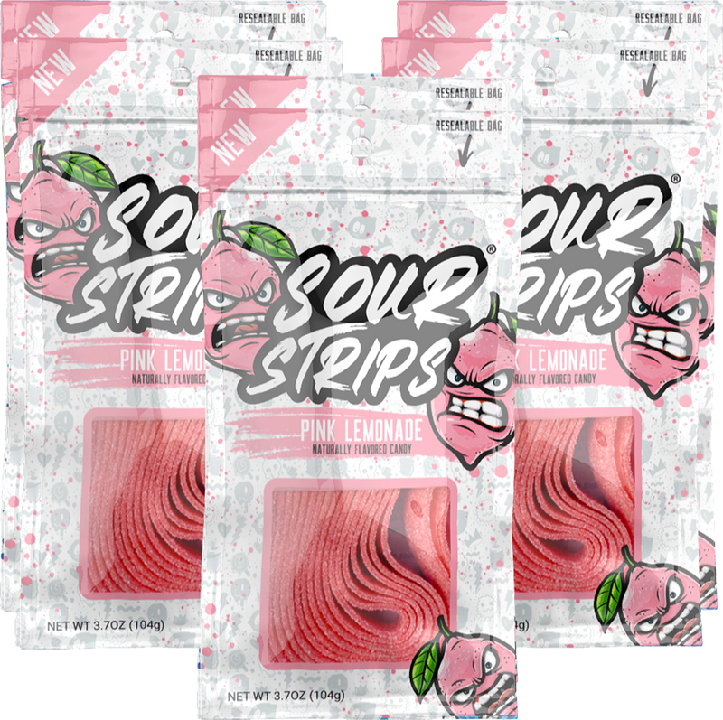 Sour Strips Pink Lemonade 3.7 OZ