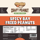 Craft Peanut Spicy Bay Fried Peanuts 7 oz- 18 Count